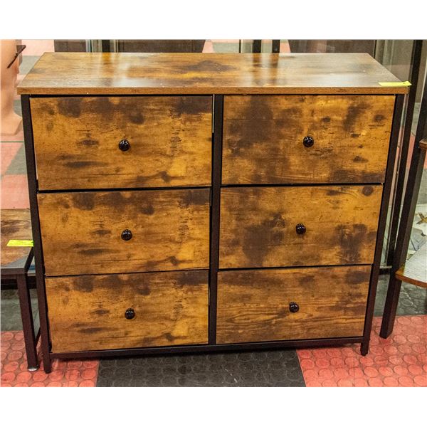 NEWLY ASSEMBLED 6 SLOT SHELF