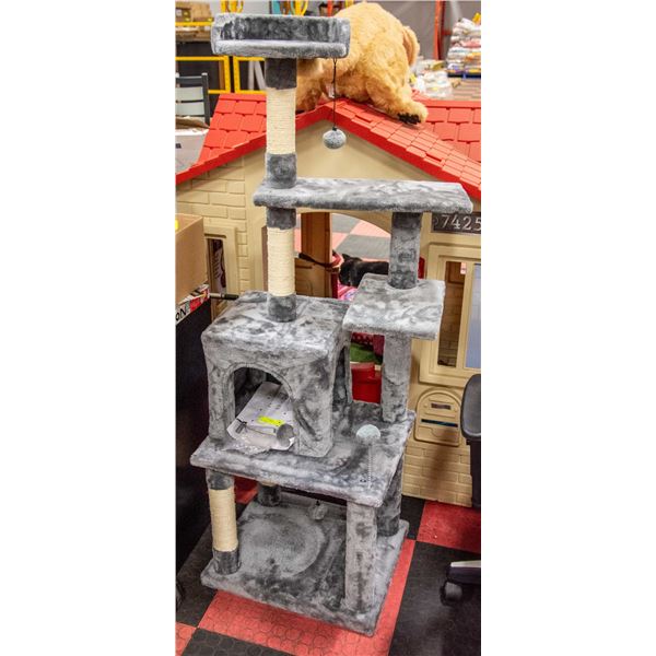 NEW PAWZ ROAD CAT CONDO, GREY WITH ALLEN KEY