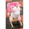 Image 2 : NEWLY ASSEMBLED KIDS ROCKING HORSE UNICORN