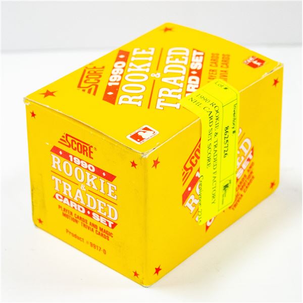 1990 ROOKIE & TRADED FACTORY NHL CARD SET SCORE