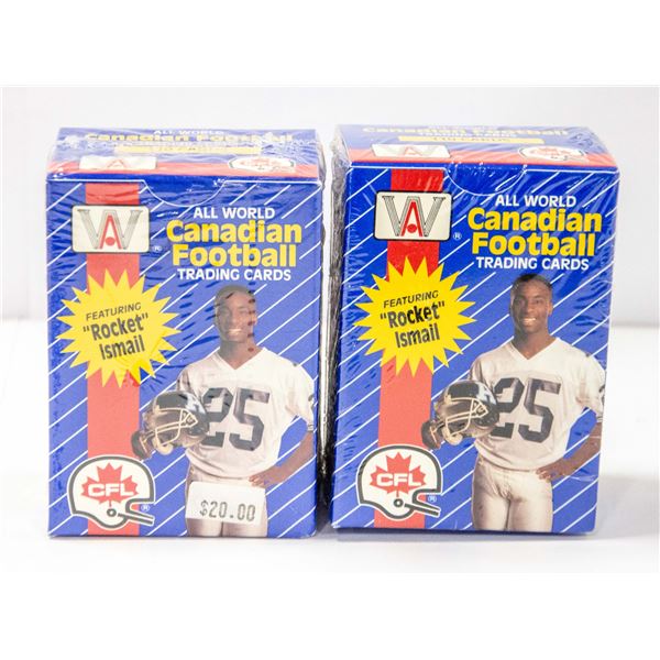 2 X SEALED FACTORY SETS CFL CARDS 1991