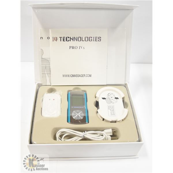 NEW IQ TECHNOLOGIES BLUE PRO IV TENS MACHINE