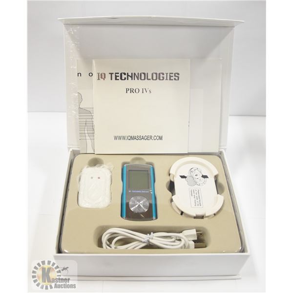 NEW IQ TECHNOLOGIES BLUE PRO IV TENS MACHINE