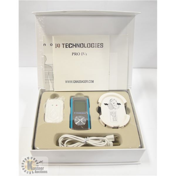 NEW IQ TECHNOLOGIES BLUE PRO IV TENS MACHINE