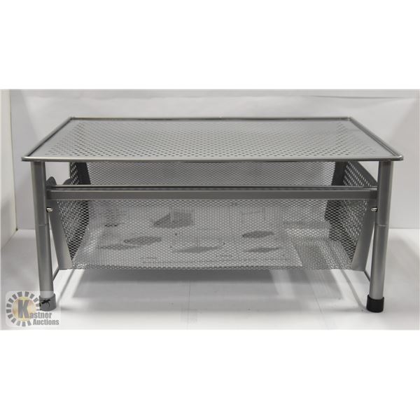 NEWLY ASSEMBLED STACKABLE PERFORATED BASKET DRAWER