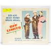 Image 1 : 10" X 14" MOVIE LOBBY CARD "OFF LIMITS" BOB HOPE