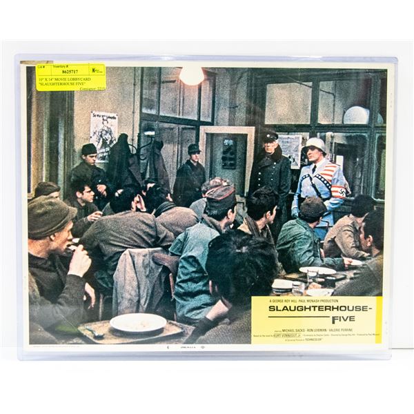 10" X 14" MOVIE LOBBYCARD "SLAUGHTERHOUSE FIVE"