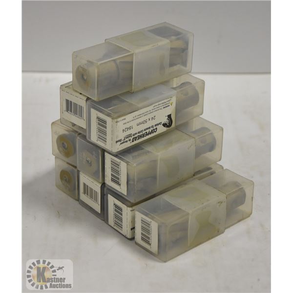 LOT OF 10 COPPERHEAD 24 X 50MM CARBIDE CONCRETE