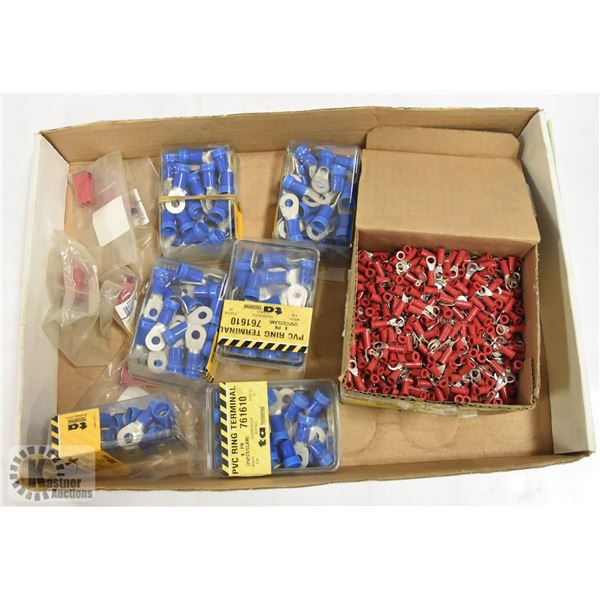 BOX OF ASSORTED ELECTRICAL CONNECTORS