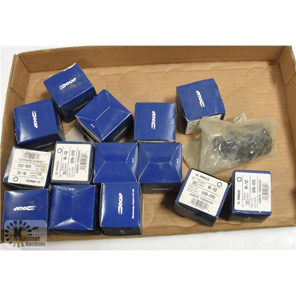 FLAT OF O-RINGS MAINLY SIZE R-12