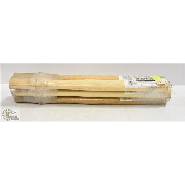 CASE OF 6 18" WOOD BLACKSMITH HAMMER HANDLES