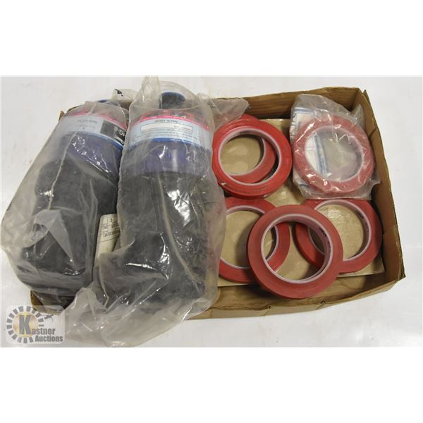 FLAT OF 3M TAPE & 2 FILTERS