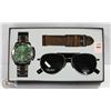 Image 1 : NEW VINCE CAMUTO WATCH & SUNGLASSES SET