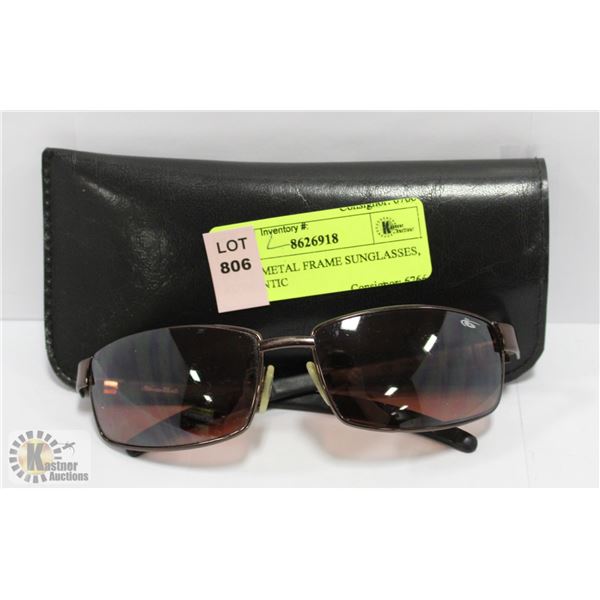 BOLLE METAL FRAME SUNGLASSES, AUTHENTIC