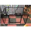 Image 1 : NEWLY ASSEMBLED BLACK PET CAGE BY FEANDREA