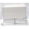 Image 1 : SET OF 6 PLASTIC SHOE BOX STORAGE CONTAINERS