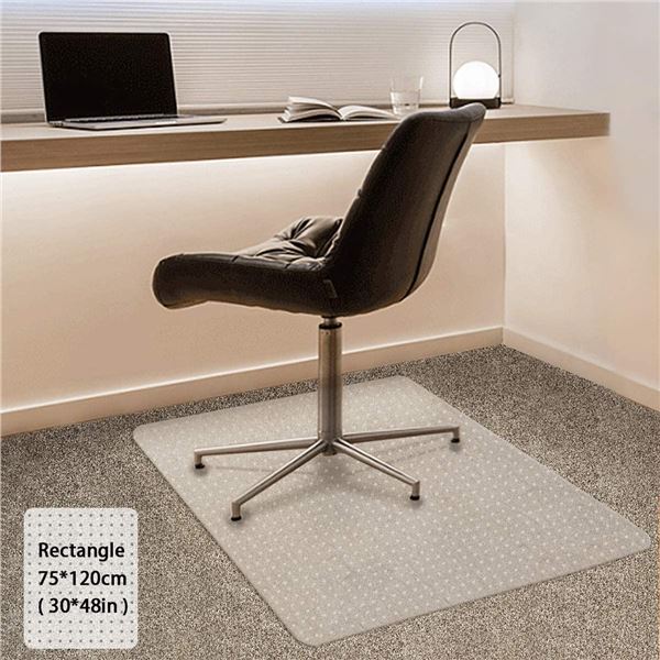 NEW CLEAR OFFICE CHAIR MAT WITH STUDDED BOTTOM
