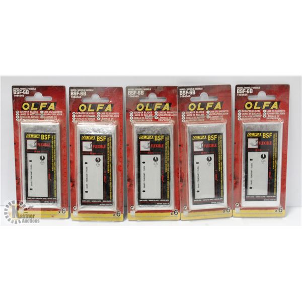 LOT OF OLFA SCRAPER BLADES MODEL BSF-6B