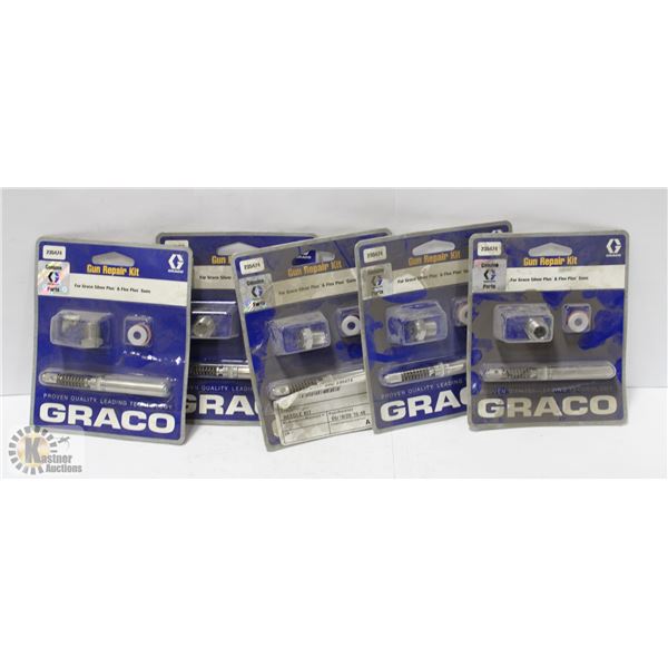 LOT OF GRACO GUN REPAIR KITS
