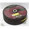 Image 1 : LOT OF FLEX OVIT ANGLE GRINDING DISCS 9" X 1/8"