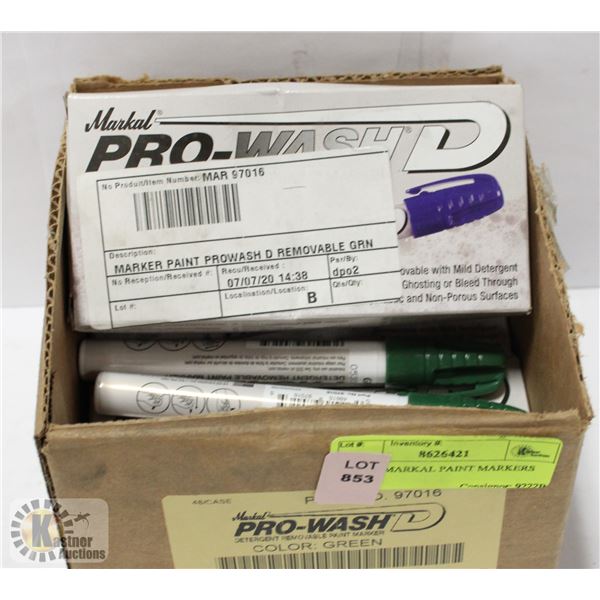 LOT OF MARKAL PAINT MARKERS