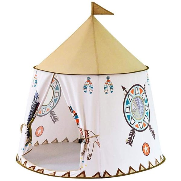 KIDS POP UP PLAY TENT WITH FIRST NATIONS ARTWORK