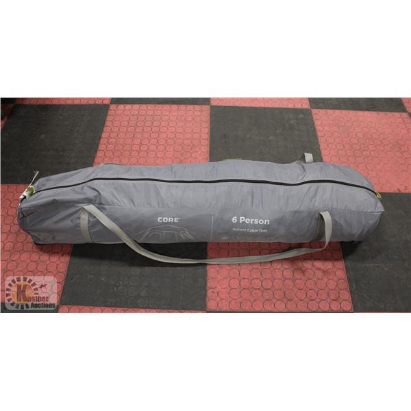 USED 6 PERSON INSTANT CABIN TENT MADE BY CORE