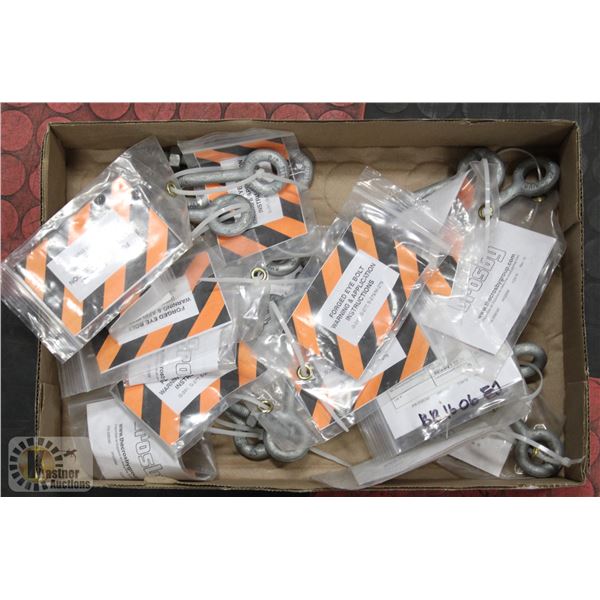 FLAT OF FORGED EYE BOLTS