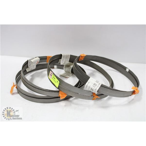 4 X 7FT 9" BANCO BANDSAW BLADES