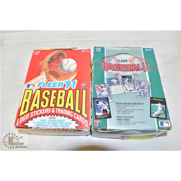 1992 FLEER FULL BOX OF UNOPENED PACKS