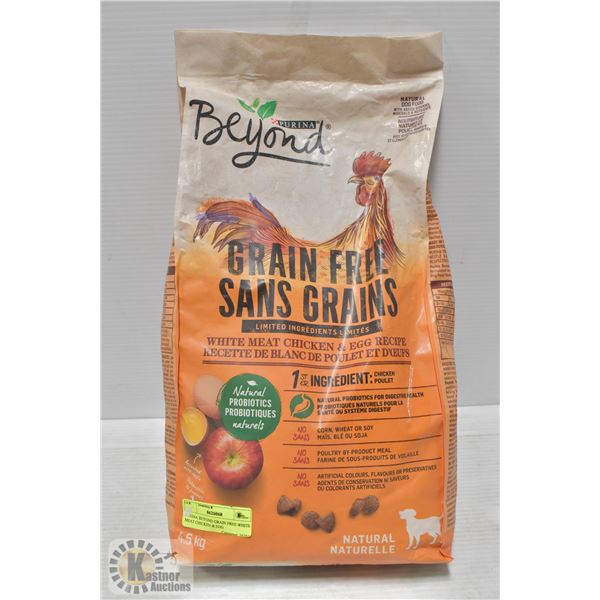 PURINA BEYOND GRAIN FREE WHITE MEAT CHICKEN & EGG