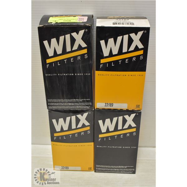 LOT OF 4 WIX FUEL FILTERS