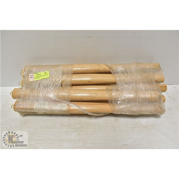 LOT OF 12 X 18" WOOD BLACKSMITH HAMMER HANDLES