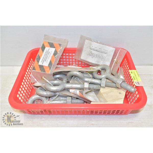 8 PLUS HEAVY DUTY FORGED EYE BOLTS