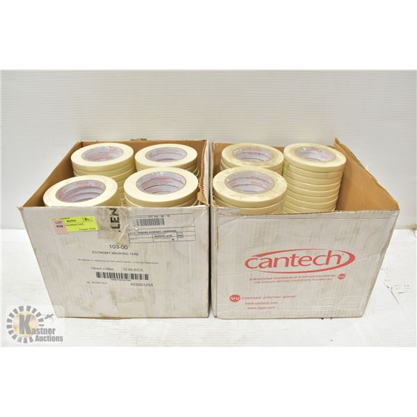 2 BOXES OF MASKING TAPE