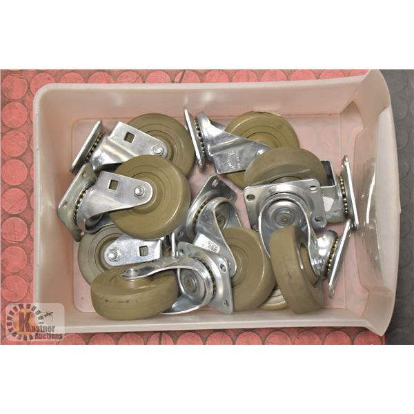 9 HEAVY DUTY CASTORS