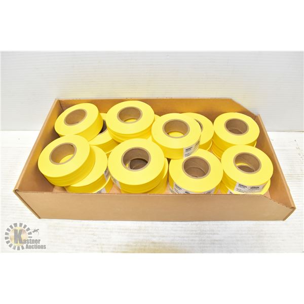 FLAT OF IRWIN YELLOW FLAGGING TAPE
