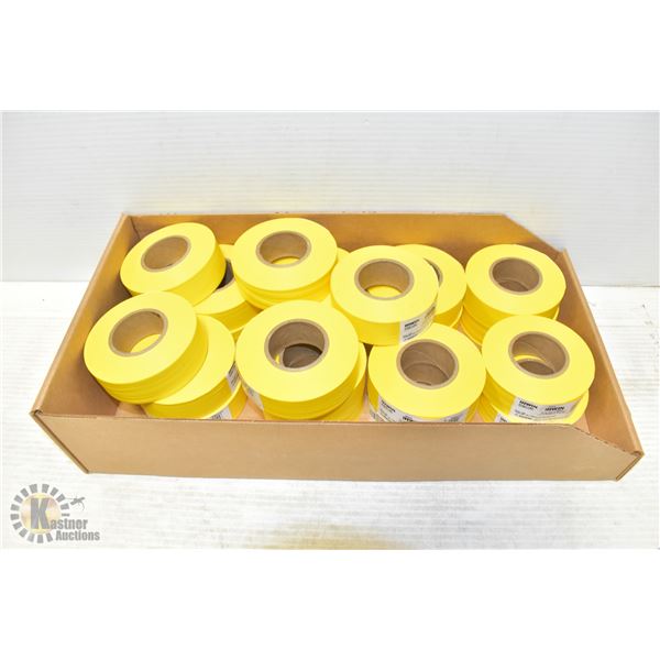 FLAT OF IRWIN YELLOW FLAGGING TAPE