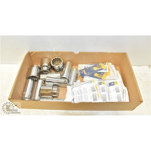 LOT OF VARIOUS TOOLS INCLUDING DRILL BITS