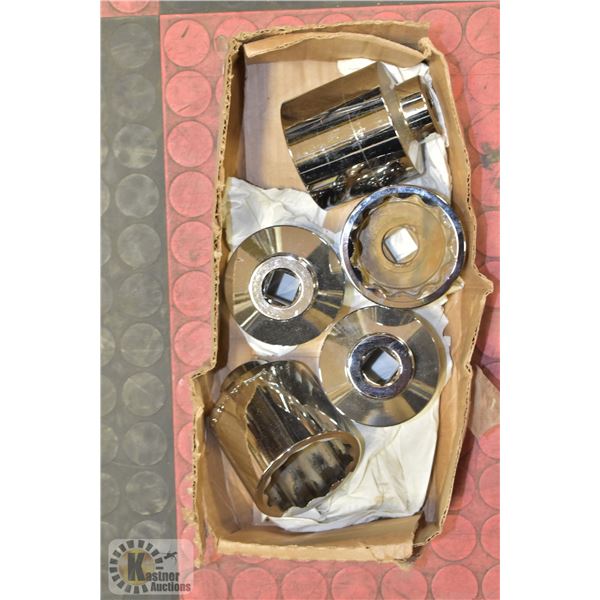 5 X WILLIAMS 2-3/8" SOCKETS