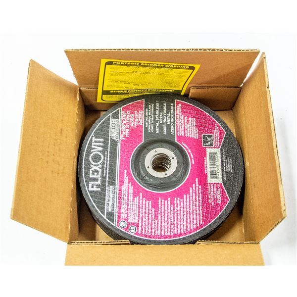 BOX OF FLEXOVIT 7" GRINDING DISCS