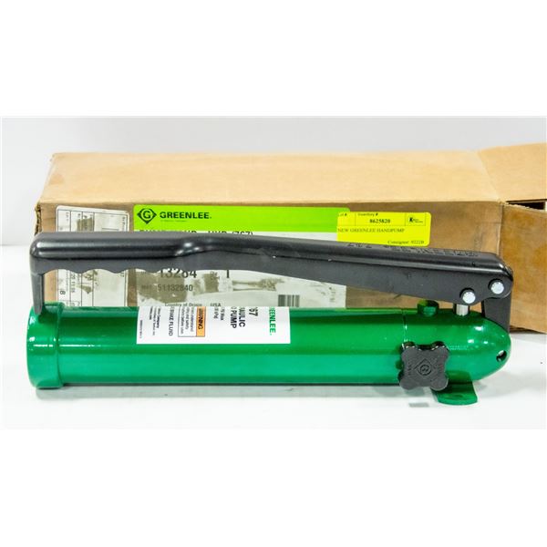 NEW GREENLEE HAND PUMP