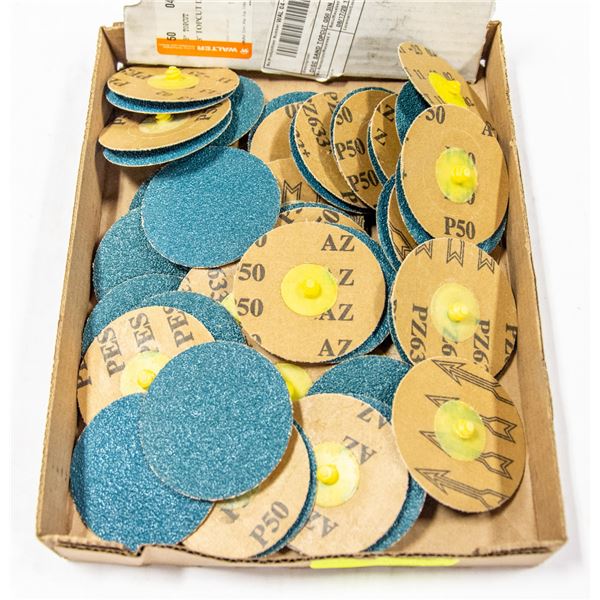 BOX OF 3" TOPCUT 50 GRIT DISCS