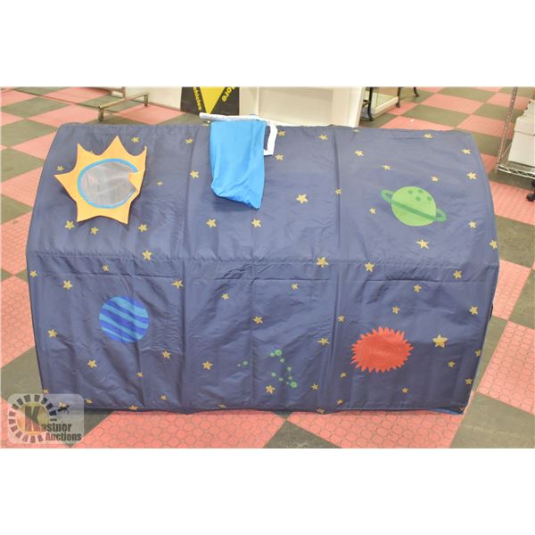 NEW KIDS PLAY TENT, BLUE IN COLOUR WITH STARS
