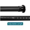 Image 2 : NEW REPACKAGED BLACK DIVIDER TENSION CURTAIN ROD
