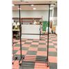 Image 1 : NEWLY ASSEMBLED 2 TIER CLOTHING RACK WITH