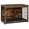 Image 2 : NEWLY ASSEMBLED FEANDREA RUSTIC BROWN DOG CRATE