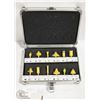 Image 1 : NEW 12PC CARBIDE ROUTER SET IN SHANK METAL BOX