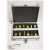 Image 1 : NEW 12PC CARBIDE ROUTER SET IN SHANK METAL BOX