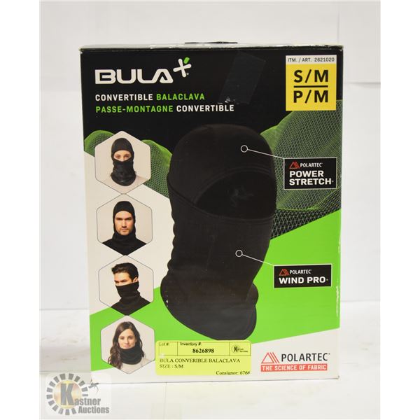 BULA CONVERTIBLE BALACLAVA SIZE : S/M